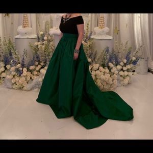 Emerald long skirt
